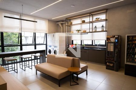 Studio para alugar com 28m², 0 quarto e 1 vaga Studio para alugar com 28m², 0 quarto e 1 vagaÁrea comum - Lavanderia