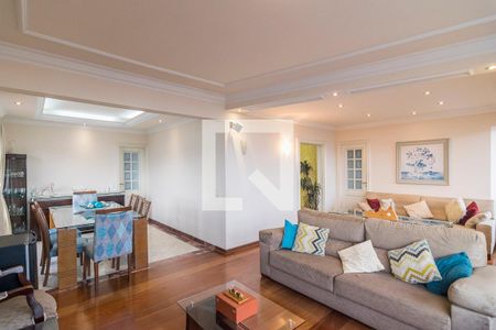 Sala de apartamento à venda com 4 quartos, 200m² em Vila Gilda, Santo André