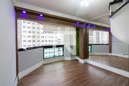 Sala 1 de apartamento para alugar com 2 quartos, 103m² em Jardim Promissão, São Paulo