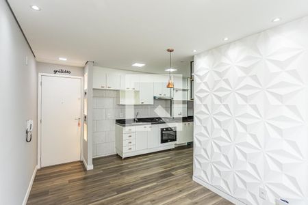 Sala, cozinha e área de serviço de apartamento para alugar com 2 quartos, 40m² em Vila Pirituba, São Paulo