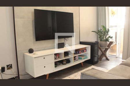 Detalhe Sala de apartamento à venda com 2 quartos, 51m² em Paraisópolis, São Paulo