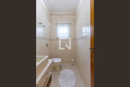 Lavabo de casa à venda com 3 quartos, 243m² em Vila Scarpelli, Santo André