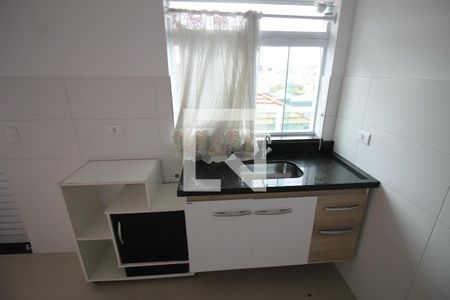 Quarto e Cozinha de kitnet/studio para alugar com 1 quarto, 15m² em Vila Canero, São Paulo