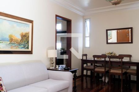 Sala de apartamento para alugar com 3 quartos, 96m² em Serra, Belo Horizonte