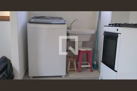 Apartamento para alugar com 34m², 1 quarto e sem vagaDetalhe da area de serviço