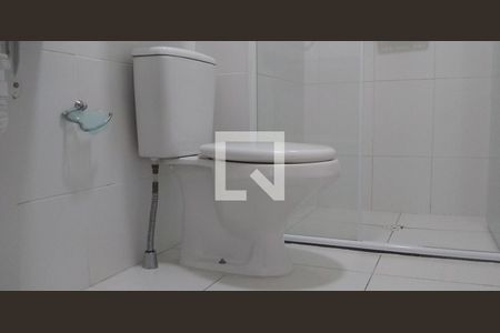 Apartamento para alugar com 34m², 1 quarto e sem vagaDetalhe do banheiro