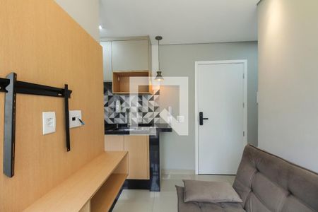 Sala  de apartamento para alugar com 1 quarto, 26m² em Chácara Seis de Outubro, São Paulo
