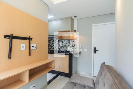 Sala  de apartamento para alugar com 1 quarto, 26m² em Chácara Seis de Outubro, São Paulo