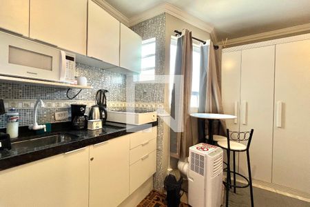 Cozinha de kitnet/studio para alugar com 1 quarto, 25m² em Jabaquara, São Paulo