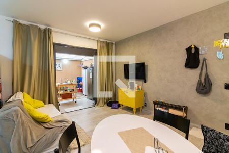 Sala  de apartamento à venda com 1 quarto, 80m² em Santo Amaro, São Paulo