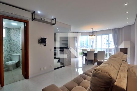 Sala de apartamento à venda com 1 quarto, 91m² em Jardim, Santo André