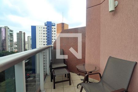 Varanda de apartamento à venda com 1 quarto, 91m² em Jardim, Santo André