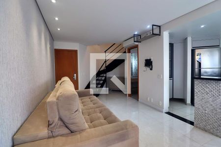 Sala de apartamento à venda com 1 quarto, 91m² em Jardim, Santo André