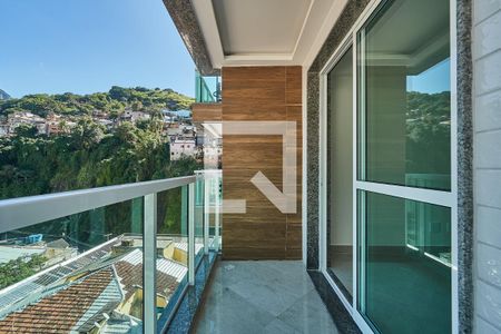 Sala Varanda de apartamento para alugar com 2 quartos, 64m² em Tijuca, Rio de Janeiro