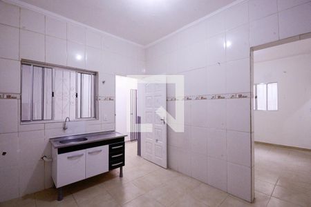 Sala/Cozinha  de casa para alugar com 1 quarto, 40m² em Vila Gumercindo, São Paulo