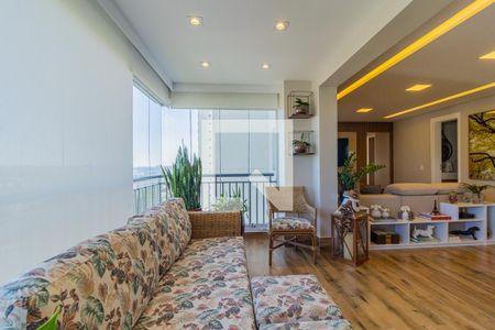 Varanda da Sala de apartamento à venda com 3 quartos, 129m² em Jardim Caboré, São Paulo