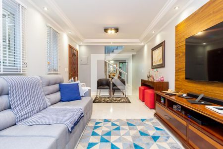 Sala de Estar de casa à venda com 3 quartos, 170m² em Chácara Mafalda, São Paulo