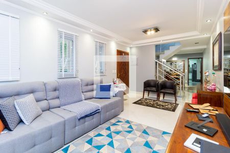 Sala de Estar de casa à venda com 3 quartos, 170m² em Chácara Mafalda, São Paulo