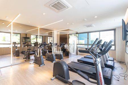 Apartamento para alugar com 44m², 1 quarto e 1 vaga Apartamento para alugar com 44m², 1 quarto e 1 vagaAcademia