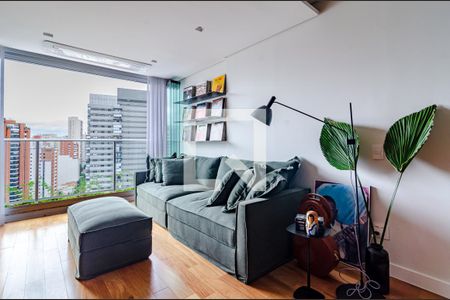 Sala de apartamento para alugar com 2 quartos, 92m² em Cerqueira César, São Paulo