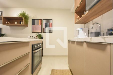 Studio à venda com 44m², 1 quarto e 1 vagaCozinha