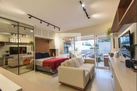 Sala/Quarto de kitnet/studio à venda com 1 quarto, 44m² em Campo Belo, São Paulo