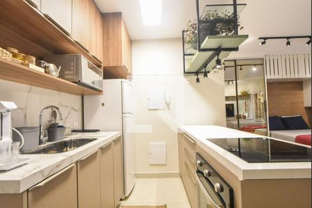 Studio à venda com 44m², 1 quarto e 1 vagaCozinha