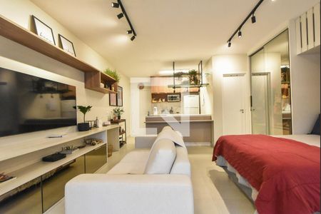 Studio à venda com 44m², 1 quarto e 1 vagaDetalhe Sala