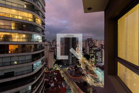 Sala - vista de apartamento para alugar com 1 quarto, 27m² em Vila Nova Conceição, São Paulo
