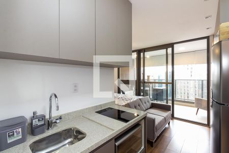 Studio à venda com 27m², 1 quarto e sem vagaCozinha
