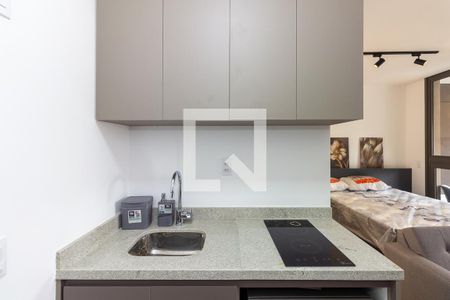 Studio à venda com 27m², 1 quarto e sem vagaCozinha