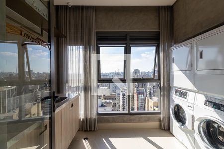 Studio à venda com 42m², 1 quarto e 1 vagaLavanderia