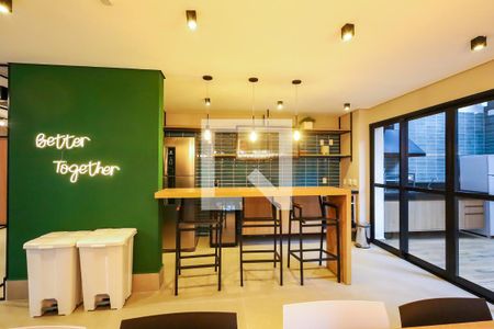 Studio para alugar com 18m², 1 quarto e sem vagaÁrea comum - Salão de festas