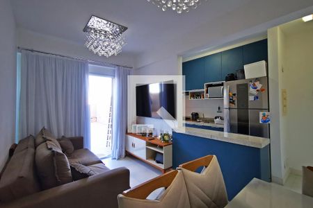 Sala  de apartamento à venda com 2 quartos, 54m² em Vila Municipal, Jundiaí