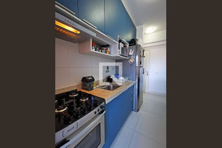 Cozinha  de apartamento à venda com 2 quartos, 54m² em Vila Municipal, Jundiaí