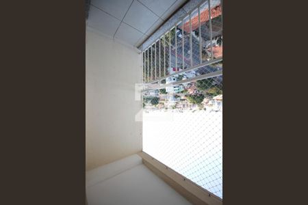 Varanda da Sala de apartamento à venda com 3 quartos, 64m² em Santa Branca, Belo Horizonte