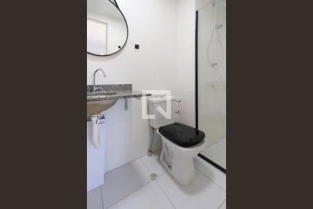 Banheiro da Suíte de apartamento para alugar com 1 quarto, 34m² em Parada Inglesa, São Paulo