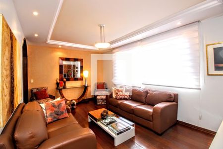 Sala  de apartamento à venda com 4 quartos, 166m² em Santo Antônio, Belo Horizonte