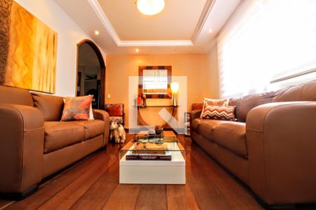 Sala  de apartamento à venda com 4 quartos, 166m² em Santo Antônio, Belo Horizonte