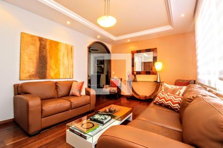 Sala  de apartamento à venda com 4 quartos, 166m² em Santo Antônio, Belo Horizonte