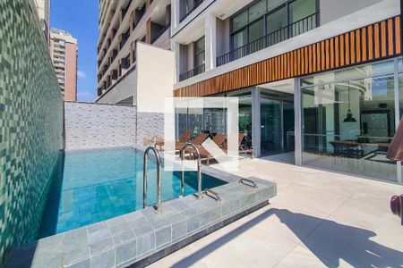 Studio para alugar com 37m², 1 quarto e 1 vagaPiscina