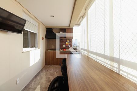 Varanda Gourmet  de apartamento à venda com 3 quartos, 92m² em Tatuapé, São Paulo