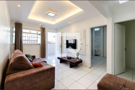 Sala de apartamento para alugar com 2 quartos, 50m² em Encruzilhada, Santos