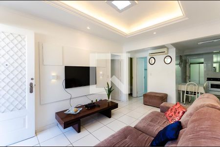 Sala de apartamento para alugar com 2 quartos, 50m² em Encruzilhada, Santos