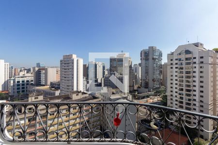 Varanda Suíte de apartamento à venda com 3 quartos, 129m² em Vila Nova Conceição, São Paulo