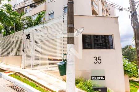 Apartamento para alugar com 40m², 1 quarto e 1 vagaFachada e portaria