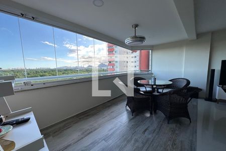 Varanda da Sala de apartamento à venda com 5 quartos, 145m² em Jacarepaguá, Rio de Janeiro
