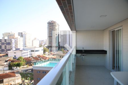 varanda de apartamento para alugar com 2 quartos, 85m² em Vila Caiçara, Praia Grande