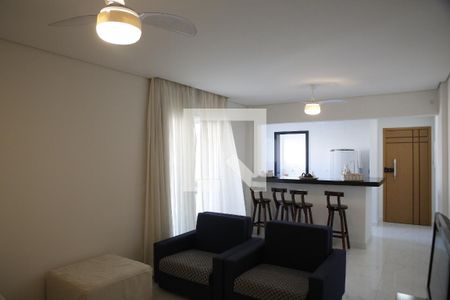 sala de apartamento para alugar com 2 quartos, 85m² em Vila Caiçara, Praia Grande