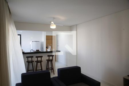sala de apartamento para alugar com 2 quartos, 85m² em Vila Caiçara, Praia Grande